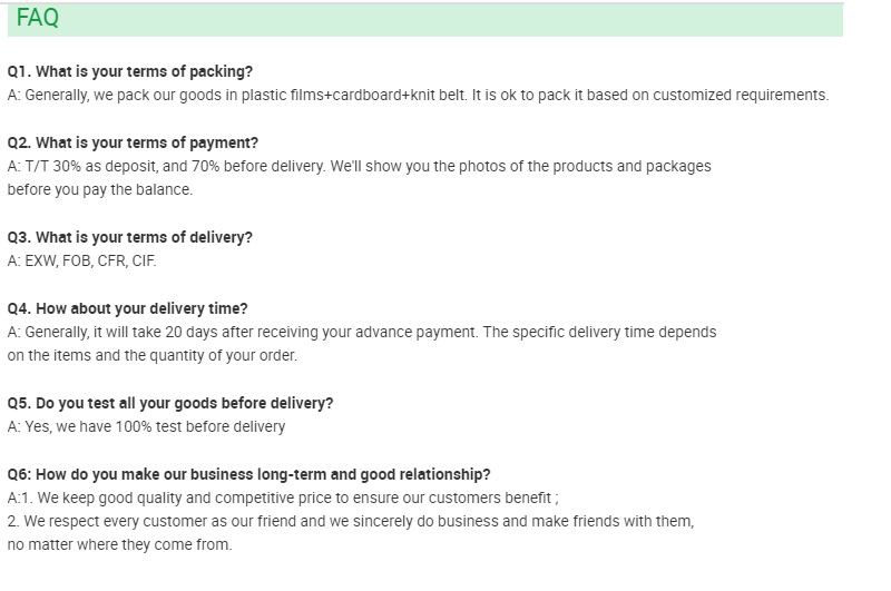 FAQ