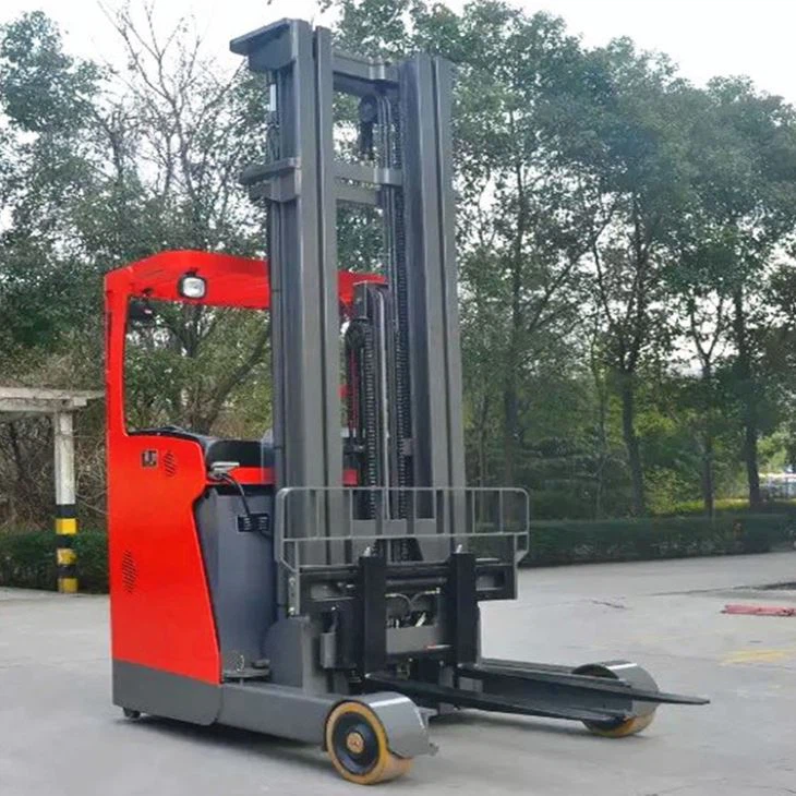 seat on electric reach truck 