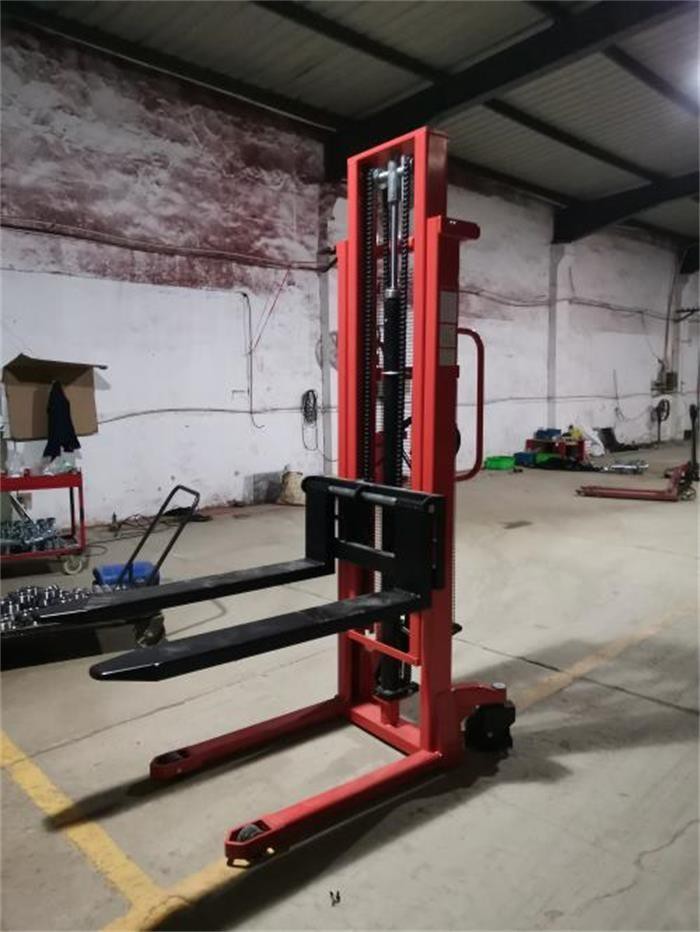 1-2 Tons Power Souce Semi Electric Pallet Stackers