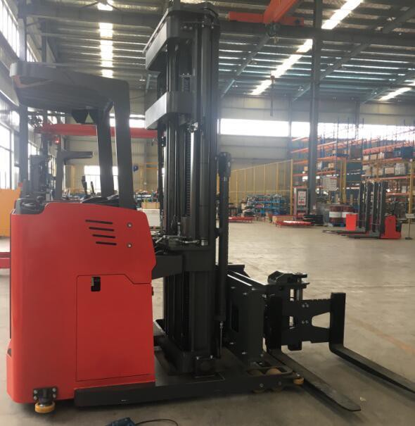 Gerbeur trilatéral électrique de 1000 kg avec camion Vna à hauteur de levage de 7,5 m
