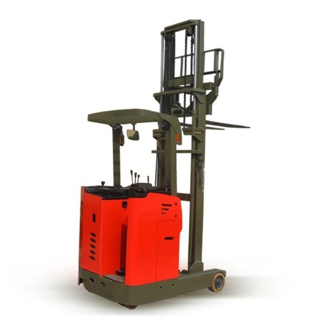 Electric Reach Truck(48V) Move Up And Down Of Telescoping Forks