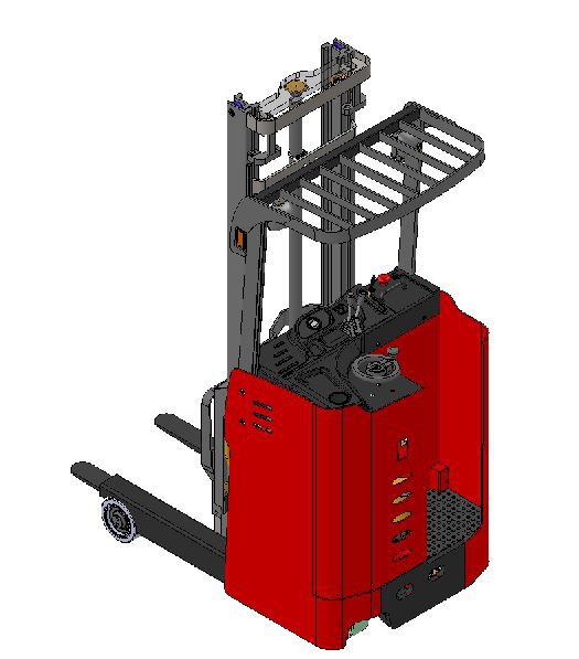 Chariot à mât rétractable électrique/ usine de machines de chariot élévateur à bas prix