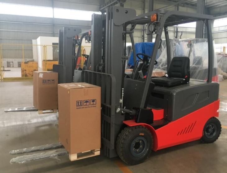 china High Quality Standard 2-stage Mast Lift Height 3m Electric Counterbalance Forklift Truck