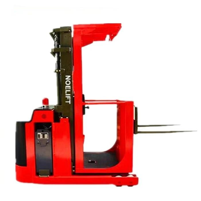 Préparateur de commandes électrique à plate-forme élévatrice pour allées étroites