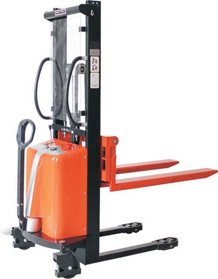 Chariot élévateur semi-électrique pour gerbeur de palettes à chargement automatique