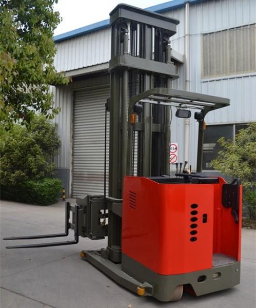 Three-Way Electric Pallet Stacker Narrow Aisle Forklift