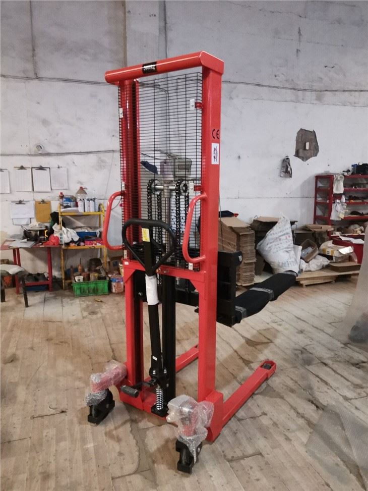 1000kg Manual Pallet Stacker Forklift Warehouse Multifunctional Montacargas