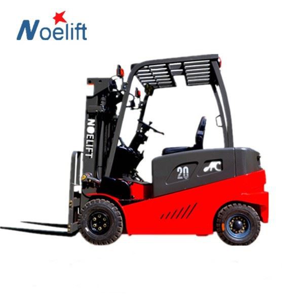Empileur de chariot élévateur électrique à contrepoids de 3,5 tonnes assis dans 4 roues