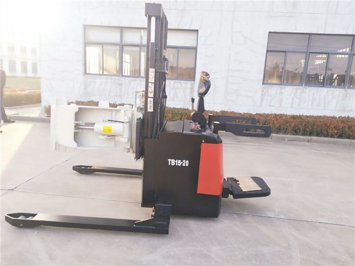 Paper Roll Electric Stacker For Craft Paper factory