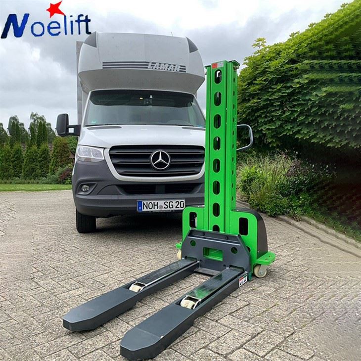 CE 500kg Self Loading Stacker Stock 0.5 Ton Electric Stacker  factory