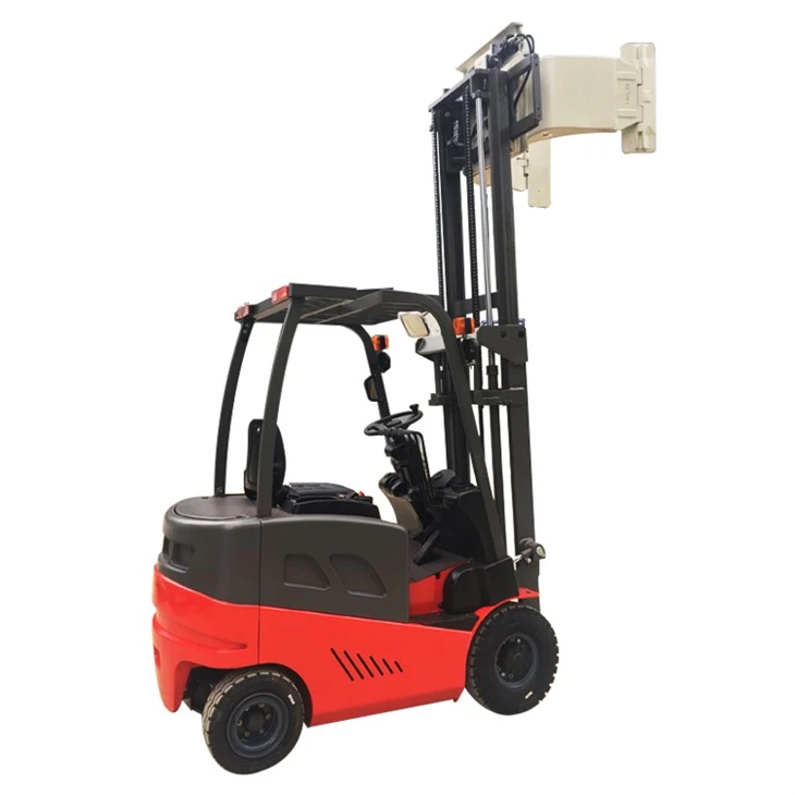 Electric Forklifts with Full Free Two Stage Equipment Lifting
